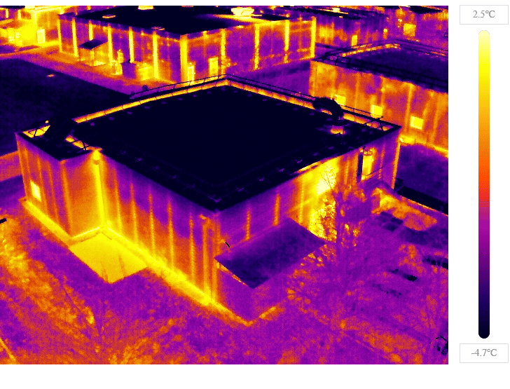 thermographie par drone pour sites industriels