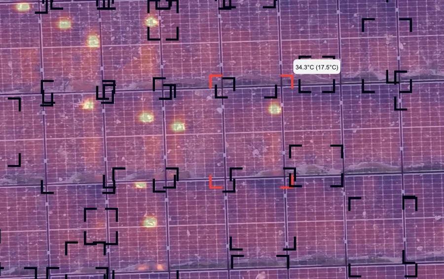 orthophotographie thermique pour inspection
