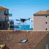 démoussage de pavillons par drone
